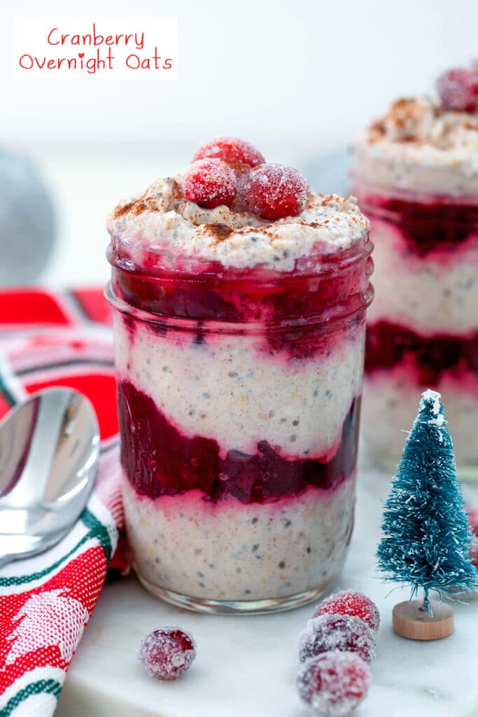 Cranberry overnight oats and other easy cranberry breakfast recipes