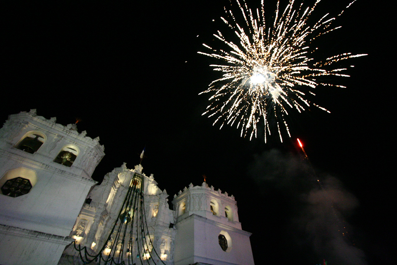 Christmas fireworks in Guatemala