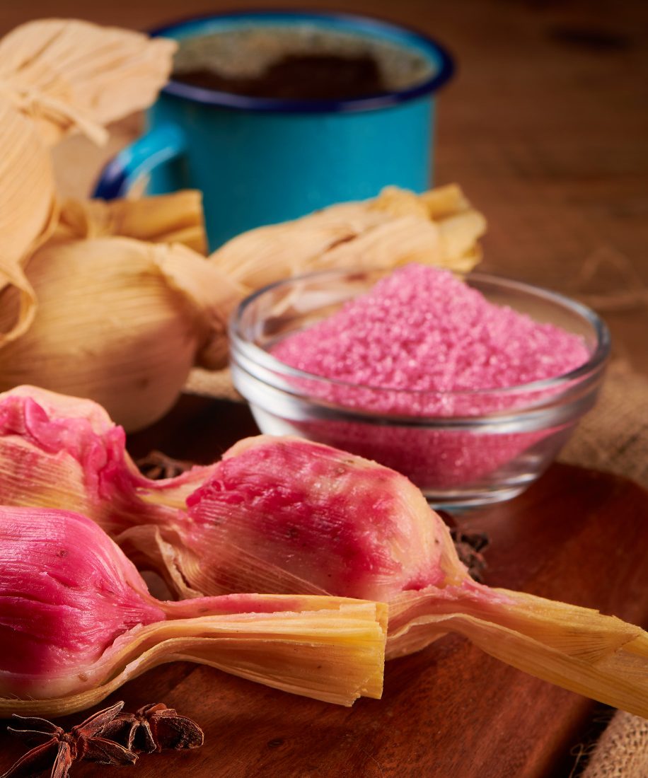 ingredients for tamales de cambray from Guatemala