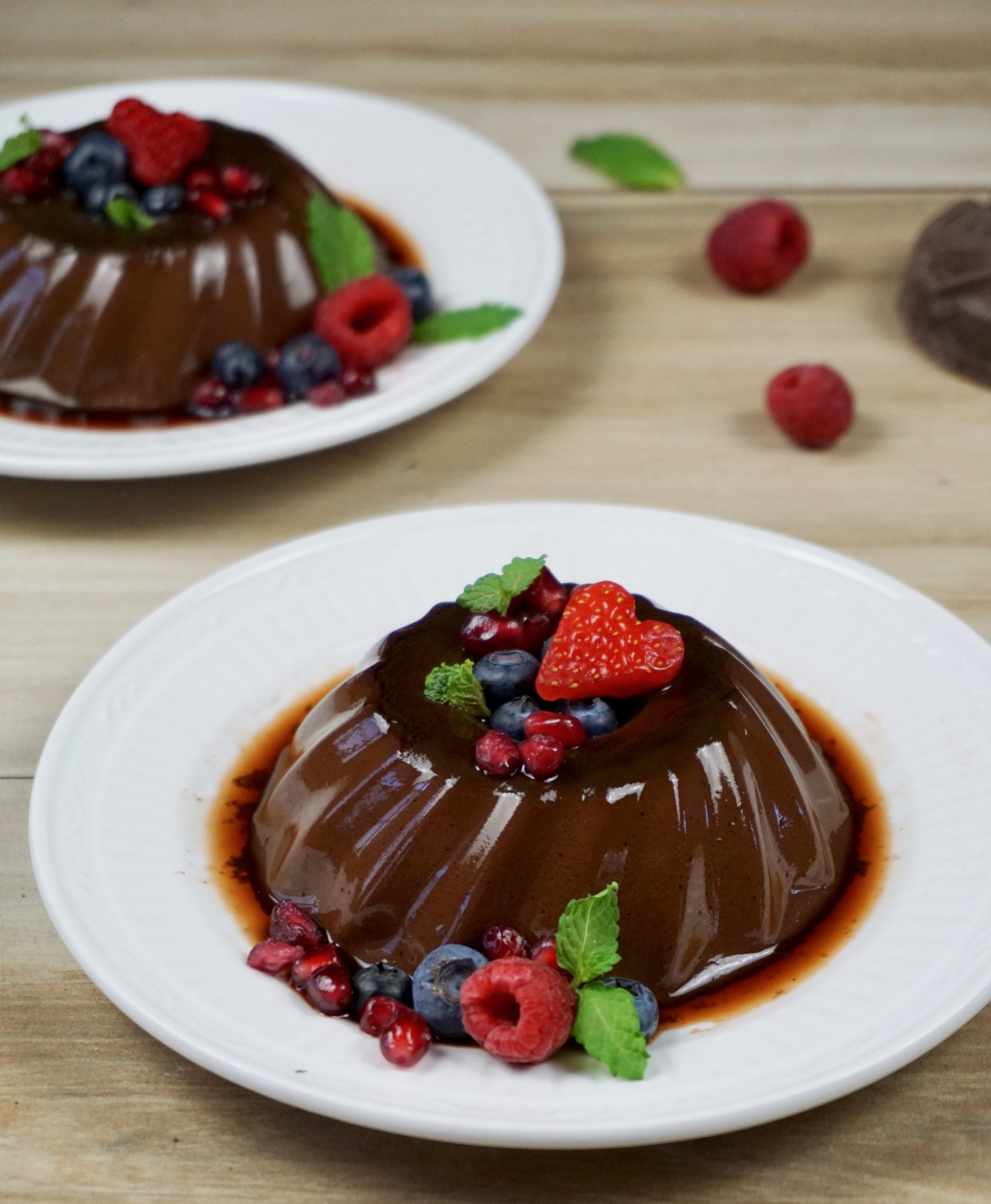 Mexican chocolate flan