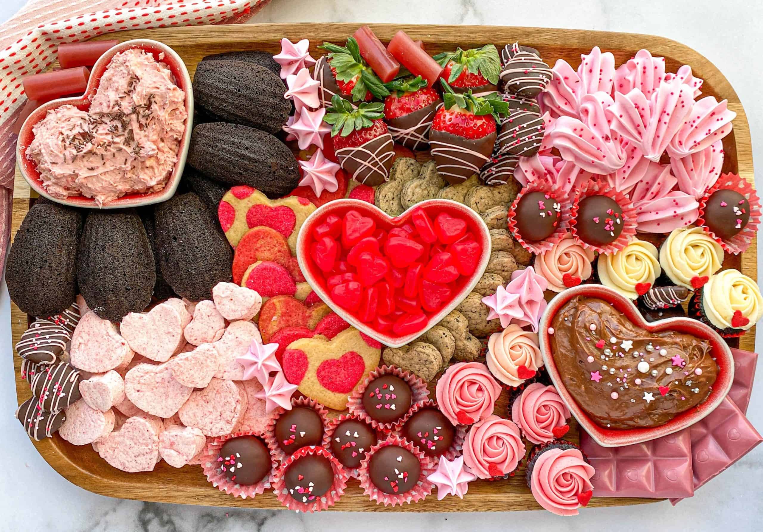Easy Valentine's Dessert Board