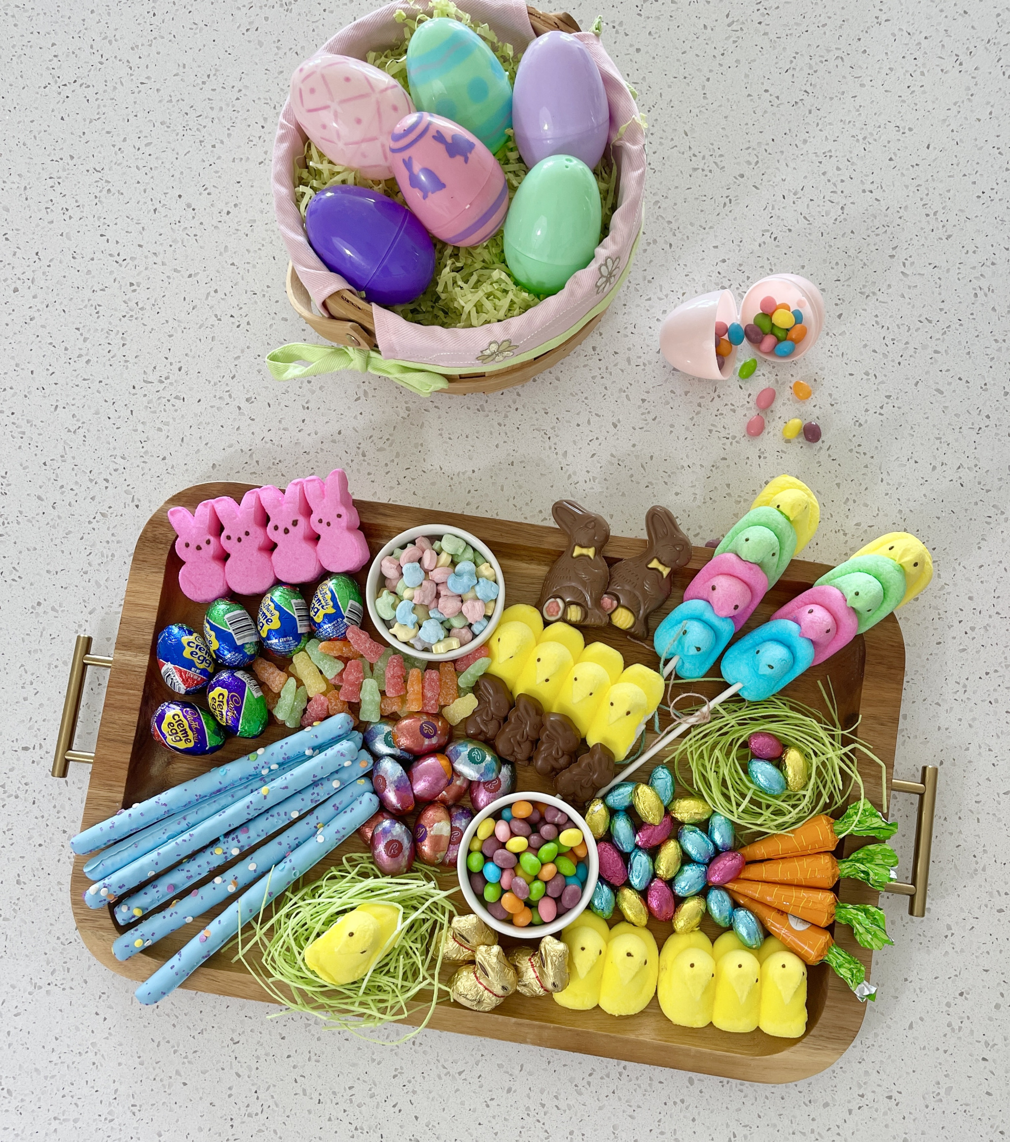 Tips for an easy Easter candy platter