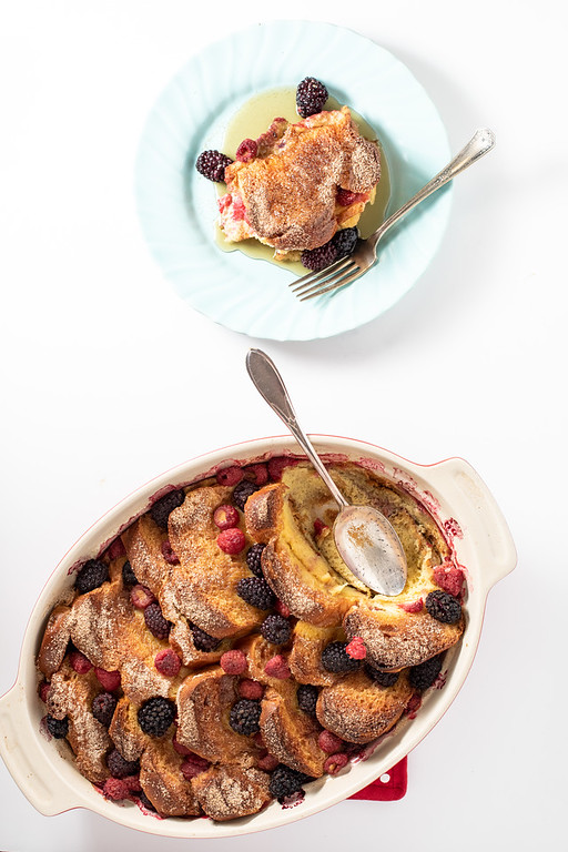 Overnight Berry French Toast Bake