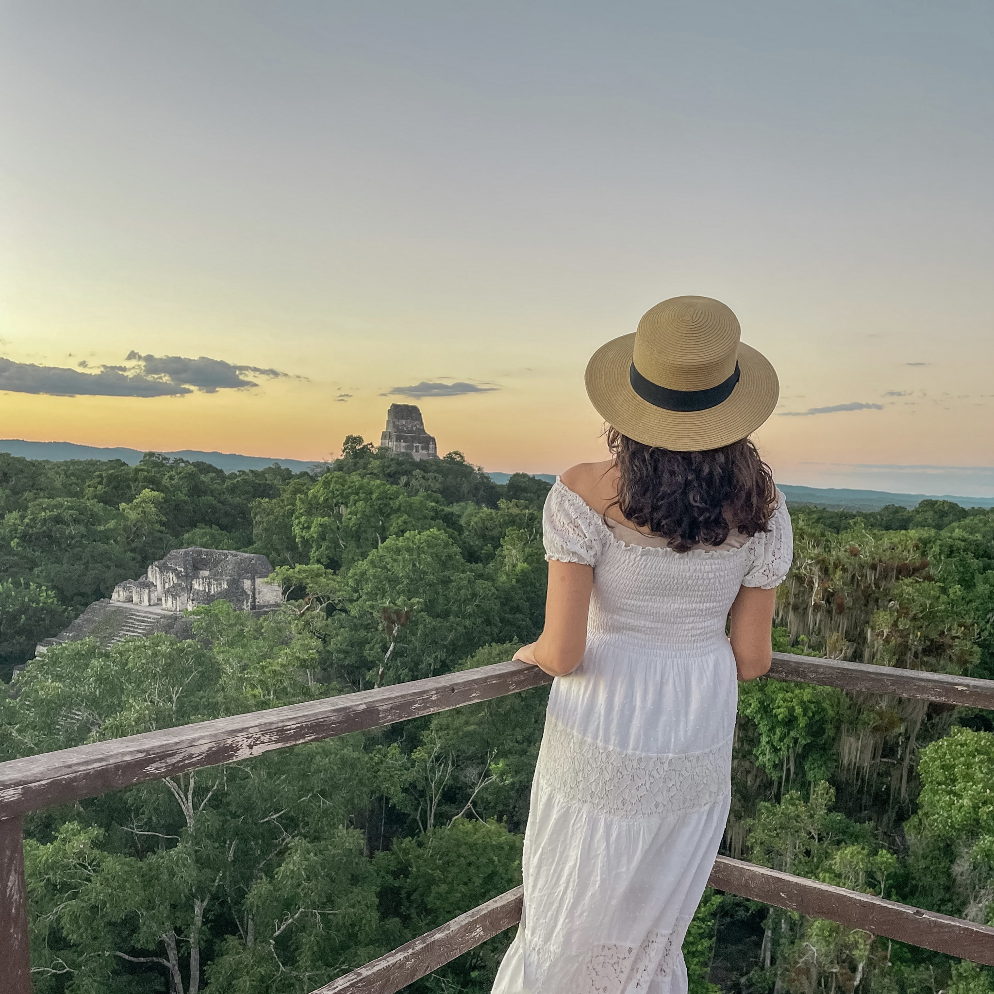 Tikal Sunset view from sunset tour