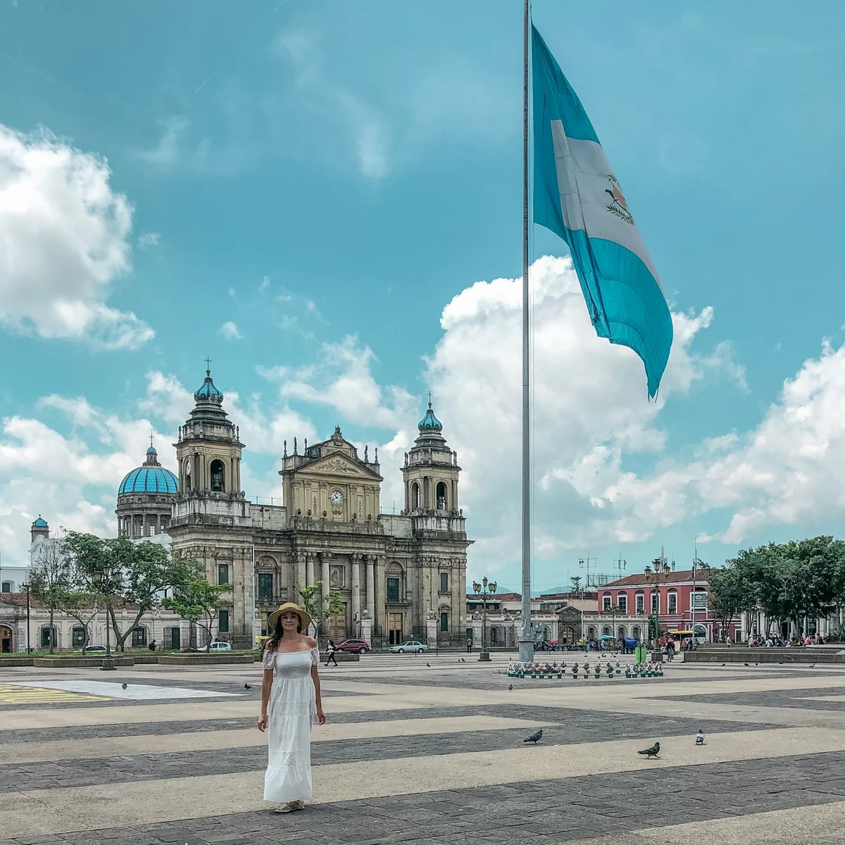 Parque Central y Catedral Metropolitana de la Ciudad de Guatemala