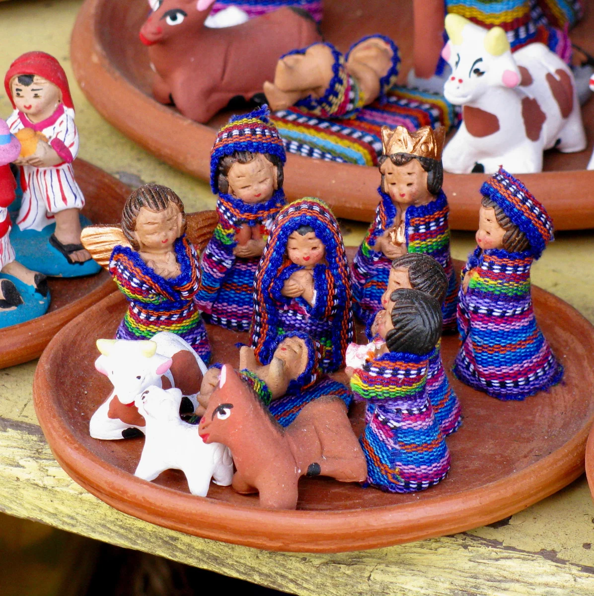 A Guatemalan nativity scene, part of Christmas traditions