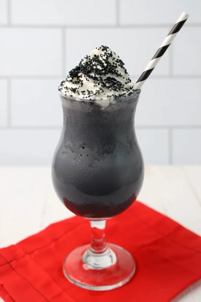 Spiked Halloween Black Milkshake 