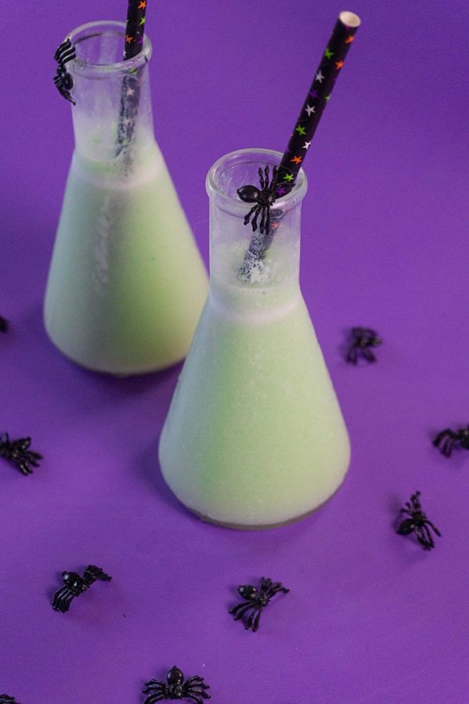 Spiked Toxic Tonic Halloween alcoholic drink recipes