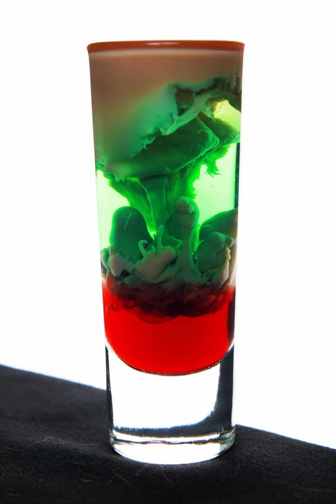 Zombie Brain Hemorrhage Halloween Shots