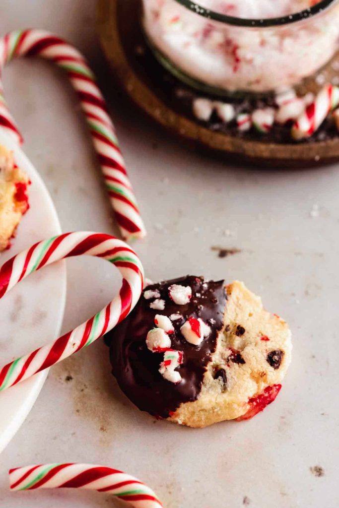 Peppermint Chocolate Christmas cookies