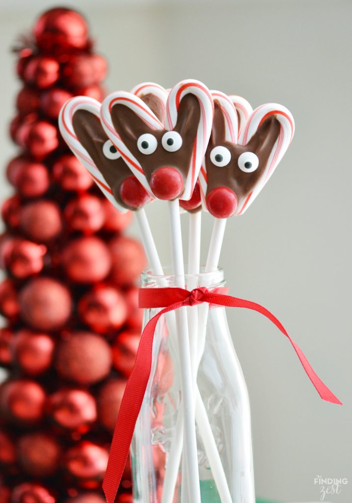 candy cane reindeer pops and other recipes with candy canes