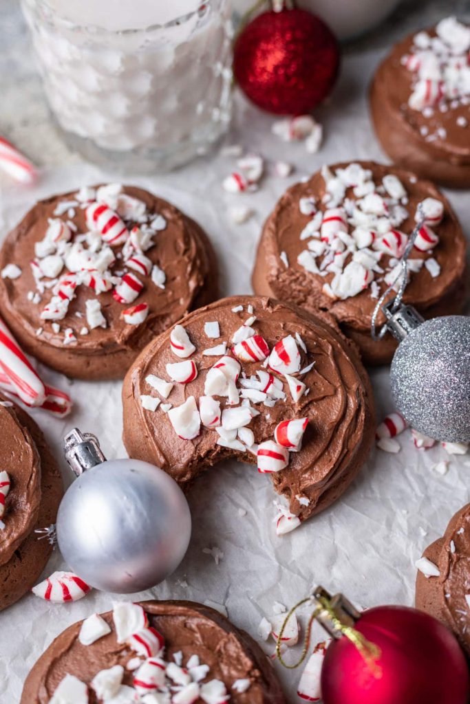 Chocolate Peppermint cookies and best candy cane recipes