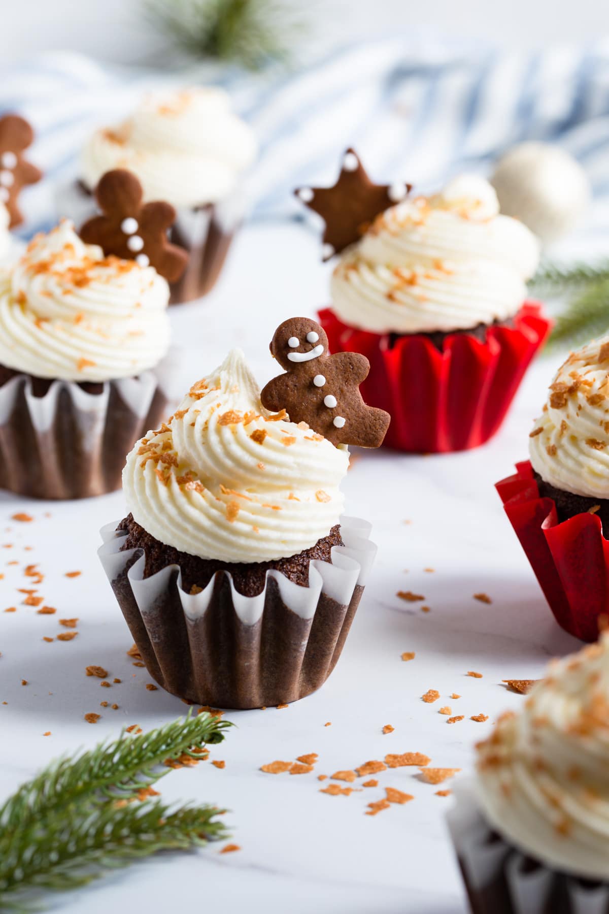 Cute Gingerbread cupcakes