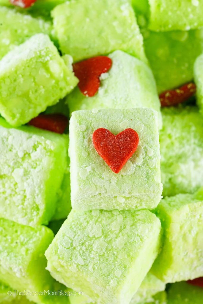 Grinch Marshmallows 