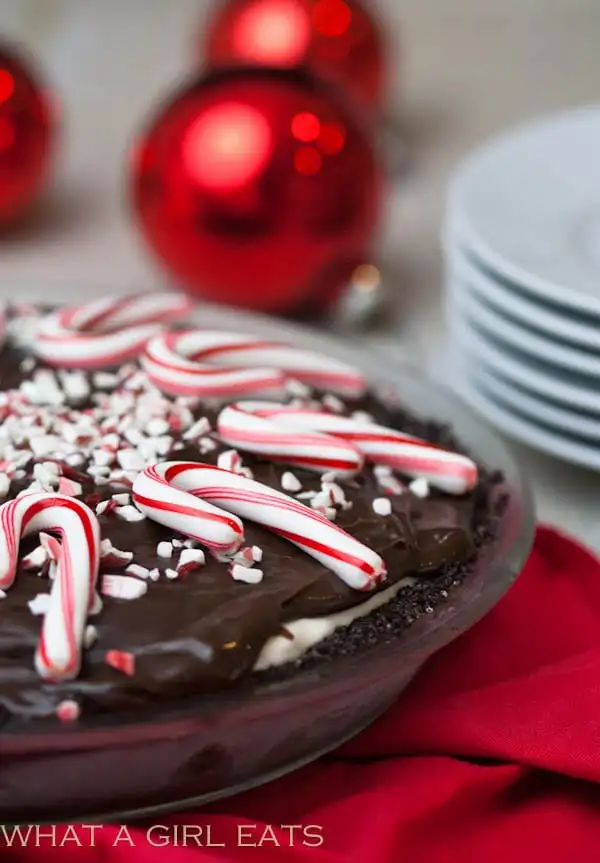 Candy Cane Ice Cream Pie