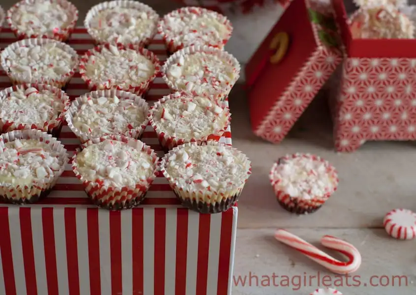 Peppermint Bark Cups