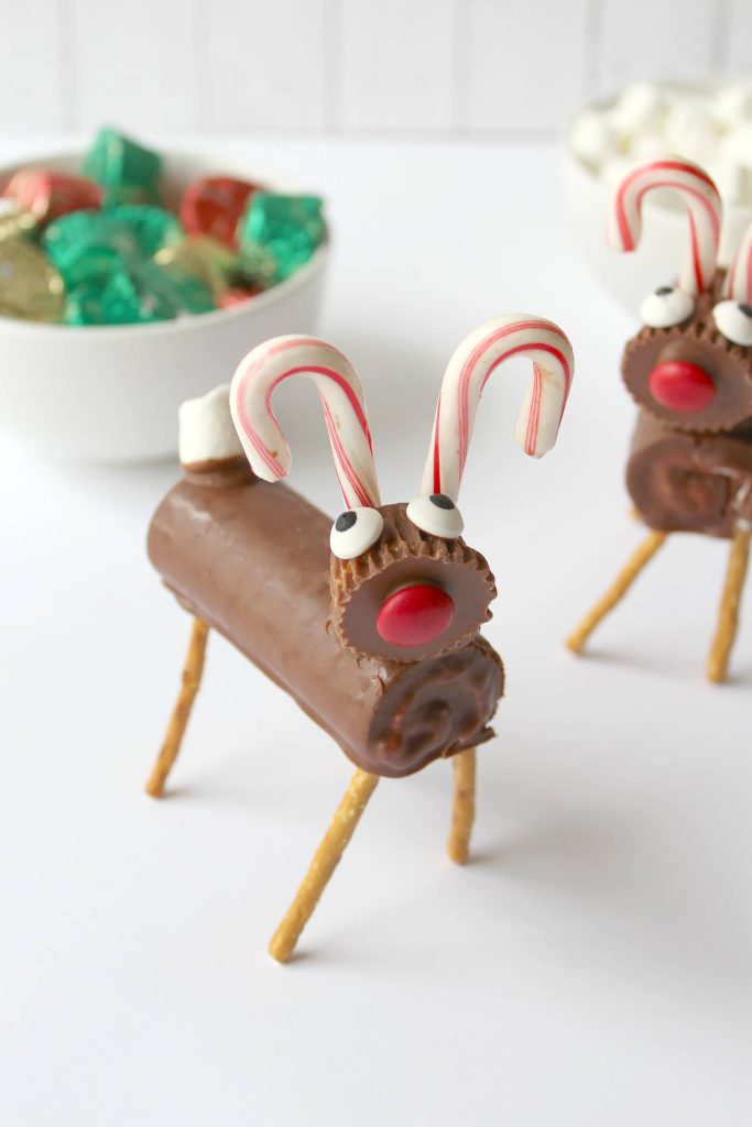 Best Christmas snacks for kids chocolate reindeer