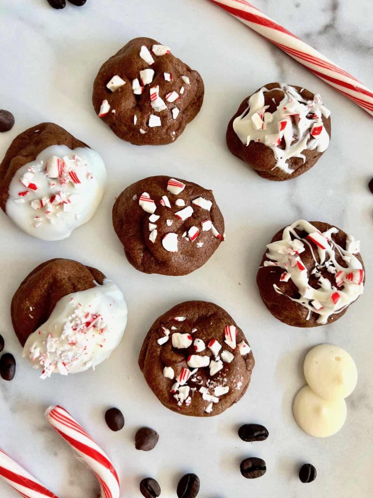 Peppermint Mocha Cookies candy cane recipes
