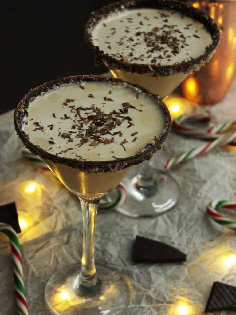 Baileys candy cane cocktail