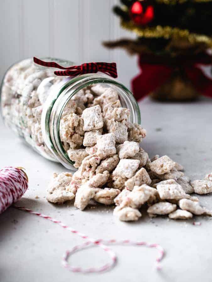 Peppermint puppy chow recipe best Christmas treat