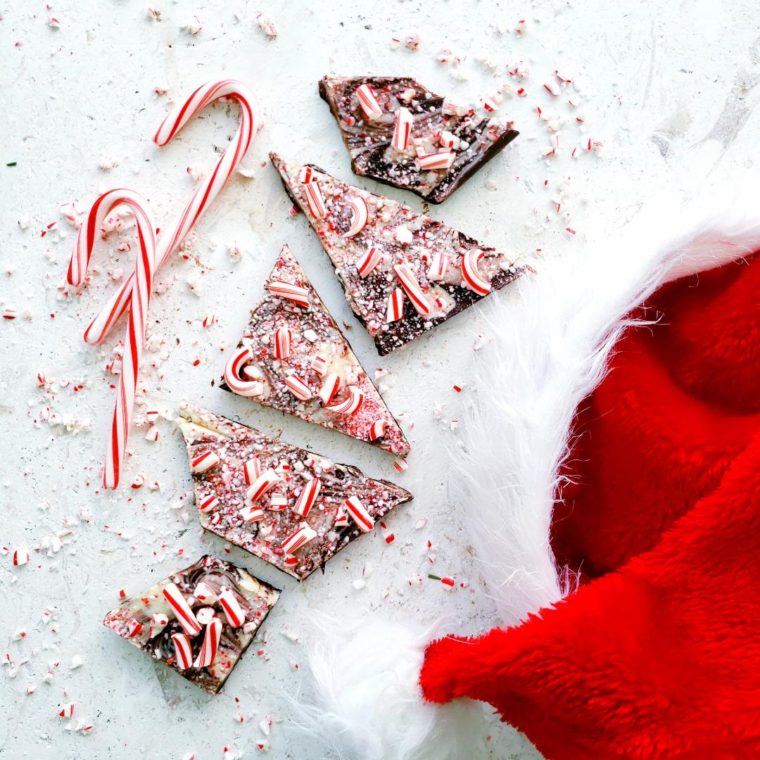 Boozy Peppermint Bark