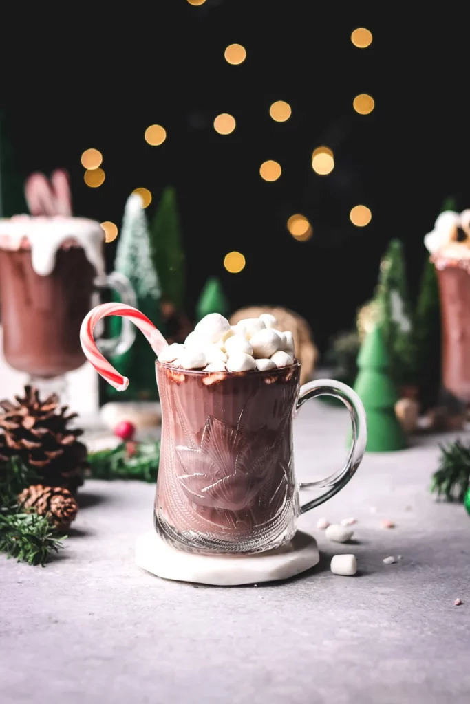 Spiked Candy Cane hot chocolate