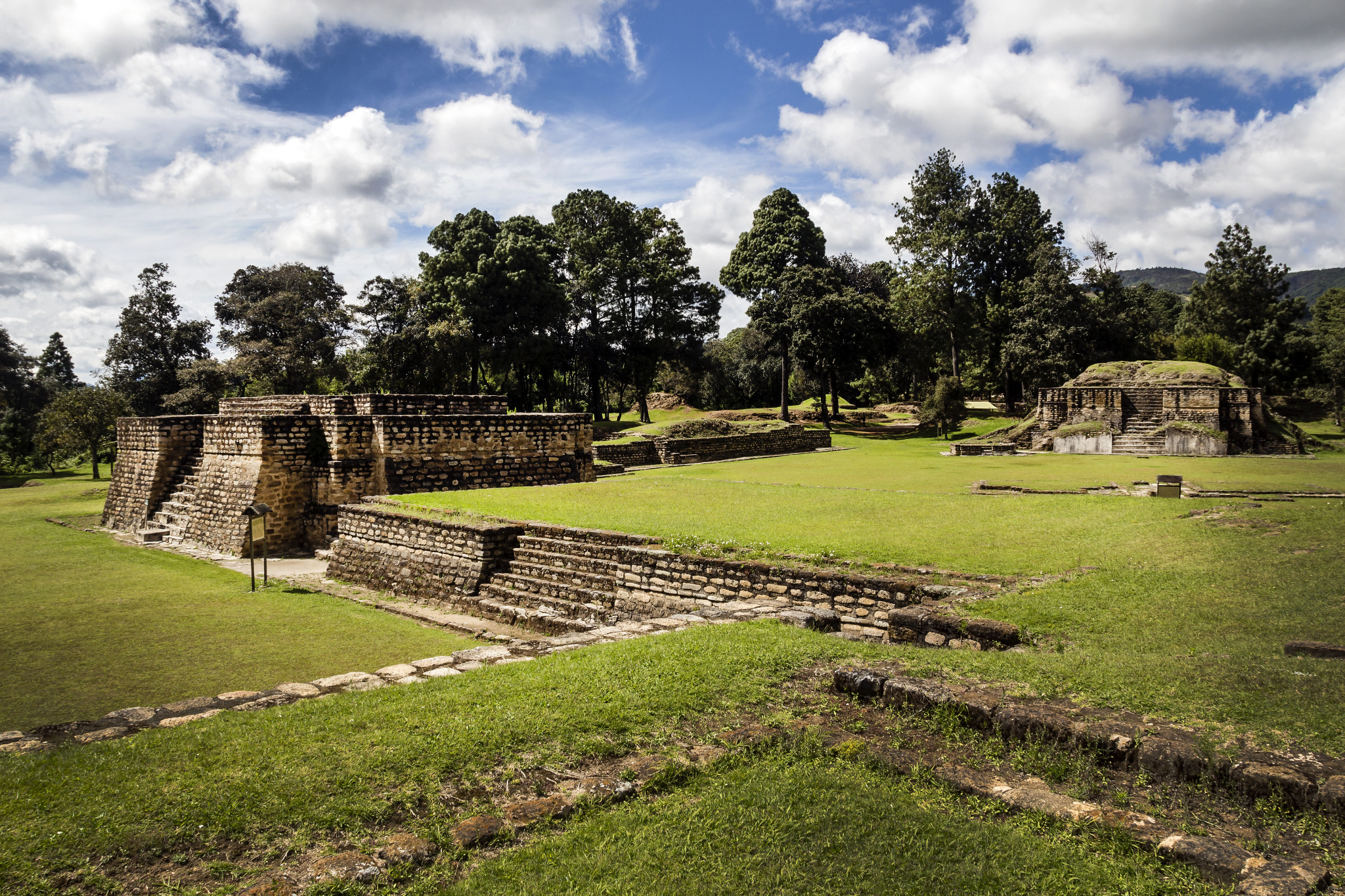 Iximche Mayan ruins in Guatemala