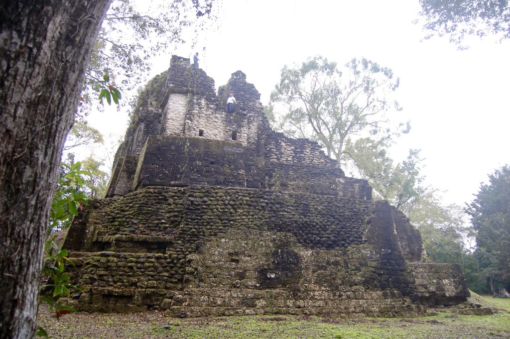 Uaxactún Mayan ruins in Guatemala
