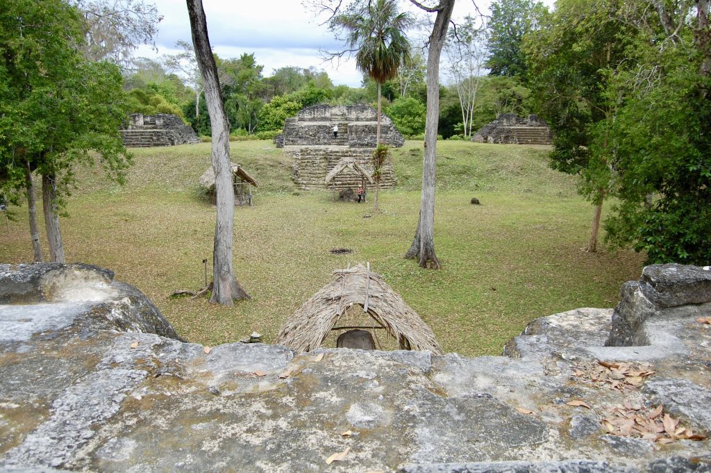 Uaxactún mayan ruins in Guatemala