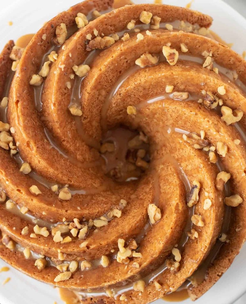 Bailey's Irish cream white chocolate bundt cake