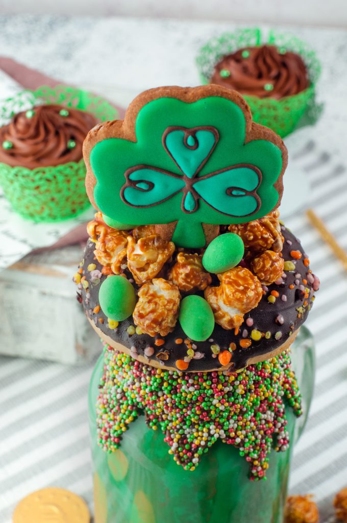 Better than a shamrock shake! Best St Patrick's freak shake