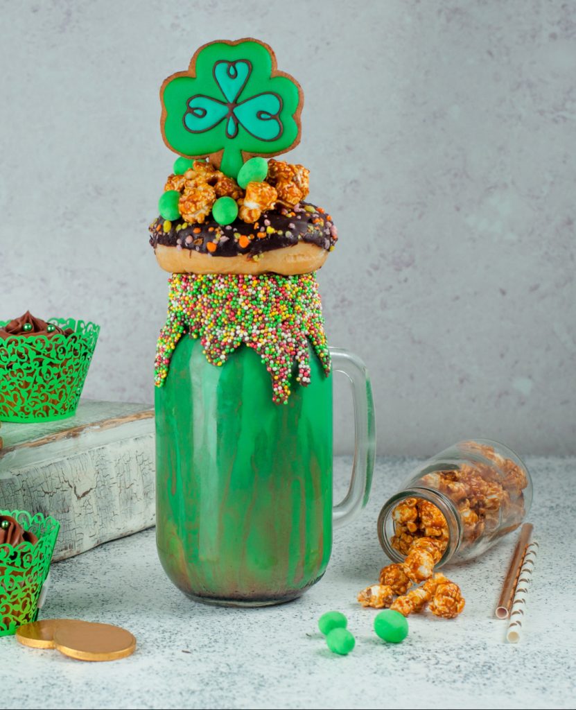Best St Patricks freakshake recipe