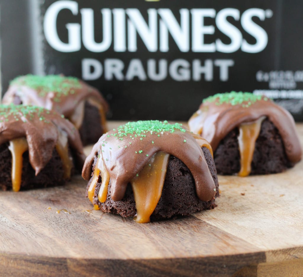 Guiness Chocolate Cake with Salted Caramel Guiness Ganache