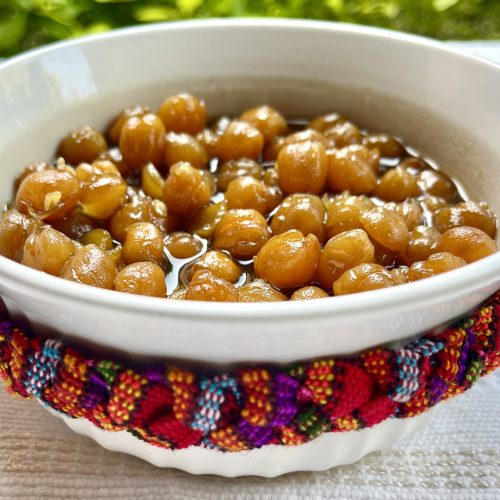 Receta de Garbanzos en Miel Postre Guatemalteco