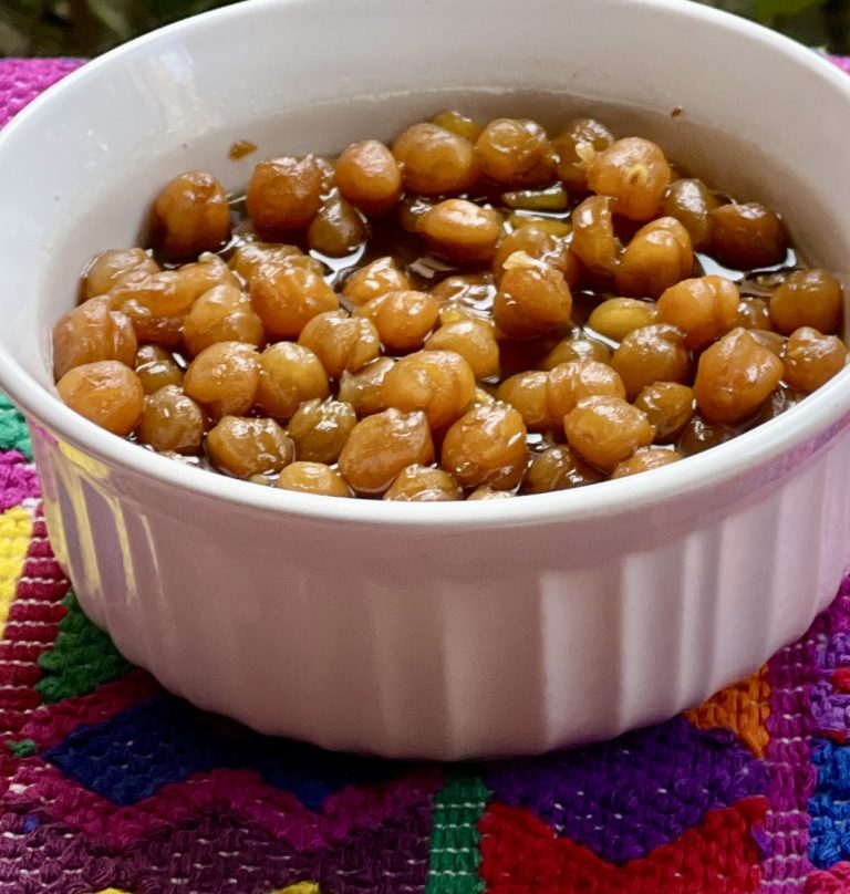 Receta de Garbanzos en Miel Postre Guatemalteco