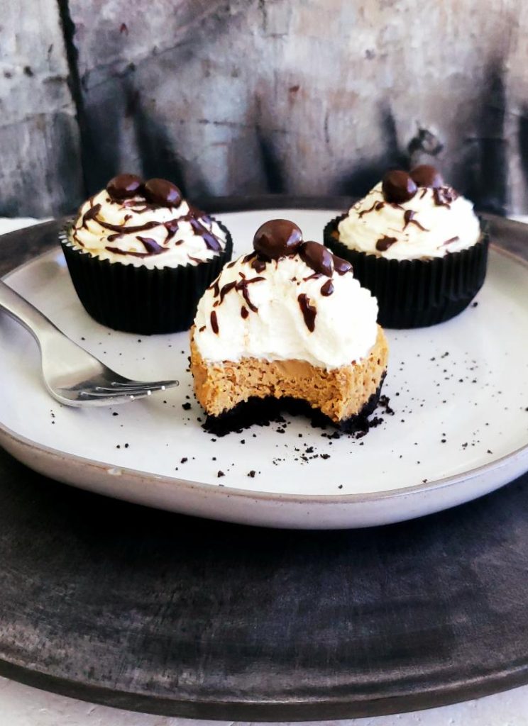 Mini Bailey's Mocha Cheesecakes