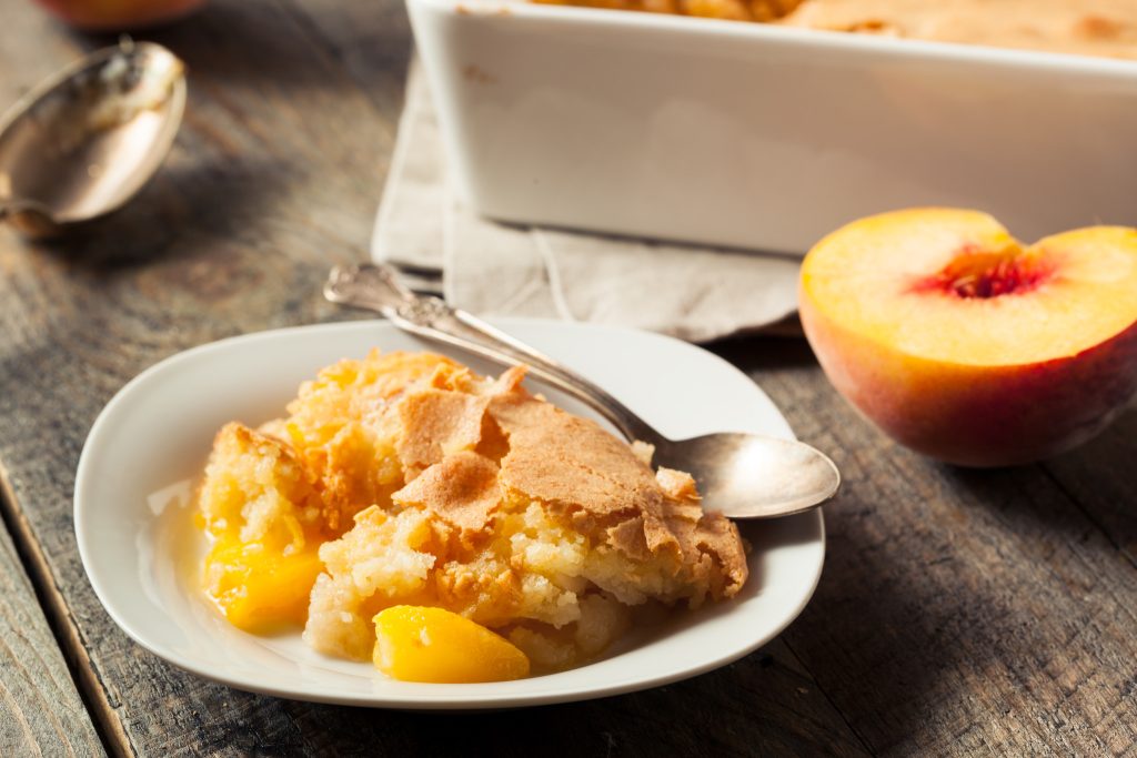 Best mango and peach cobbler