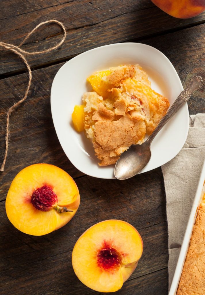 Amazing mango and peach dessert