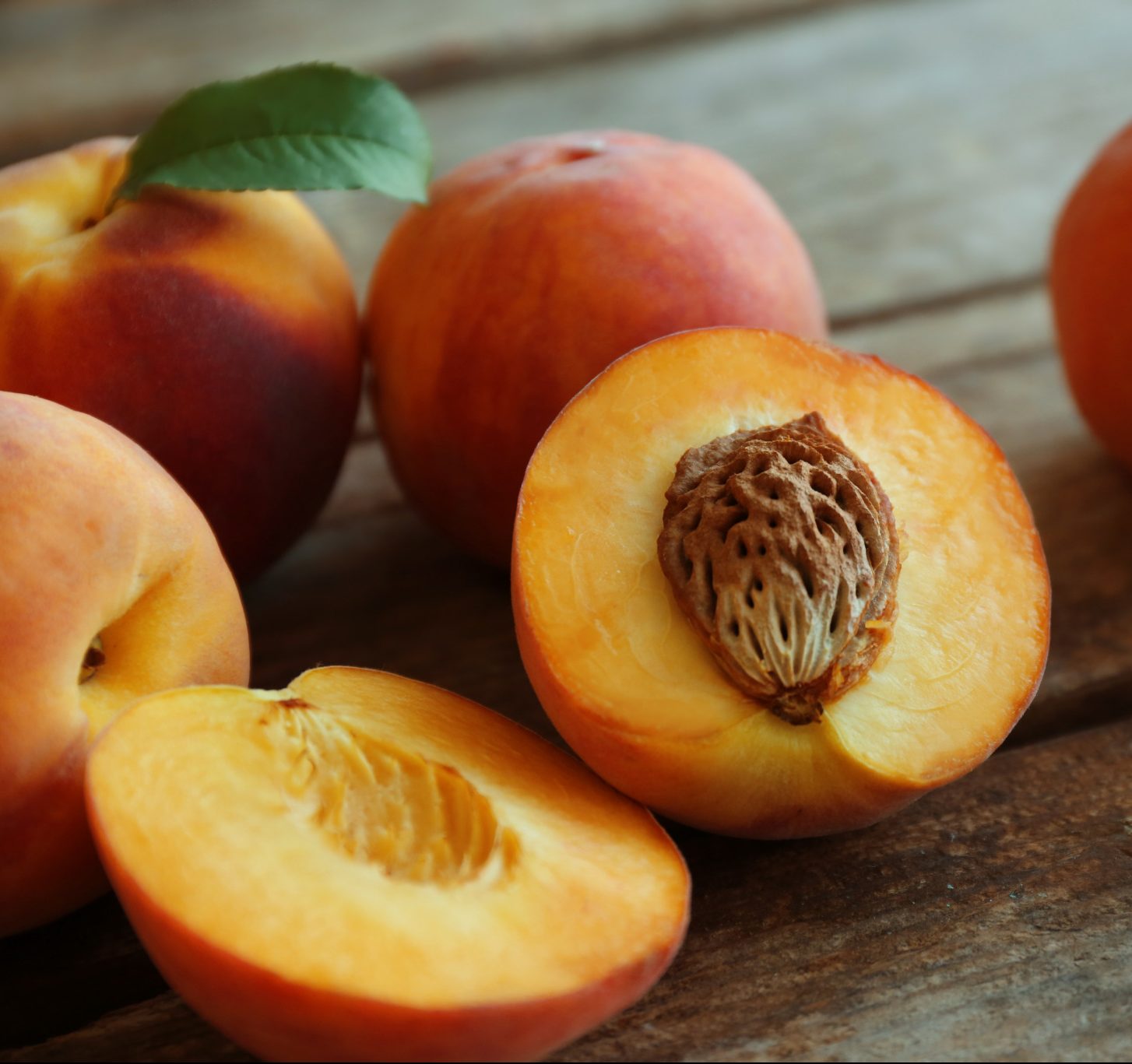 fresh Georgia peaches to use in recipes