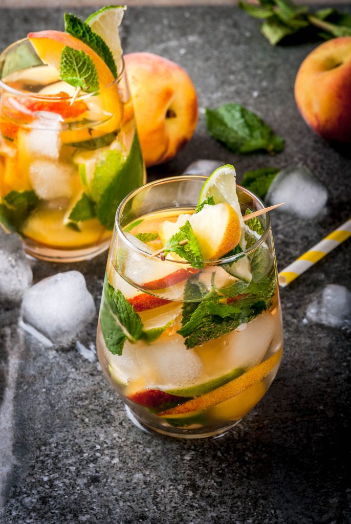 Easy Peach Mojito recipe