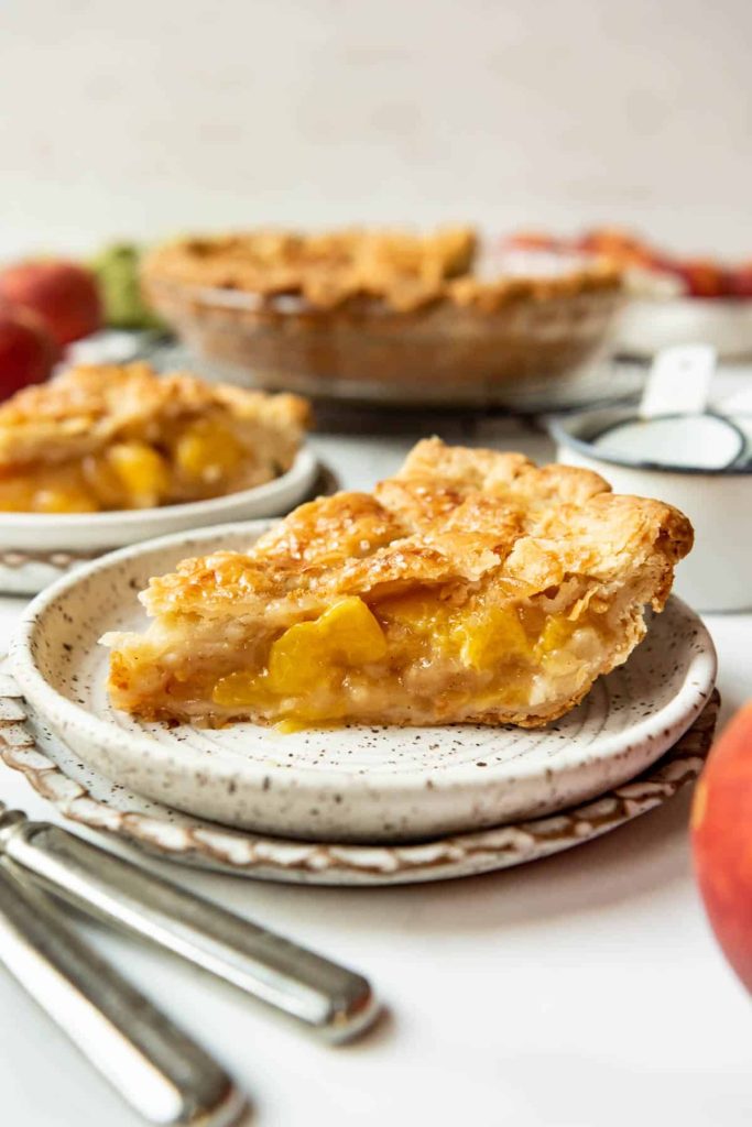 Southern Homemade peach pie