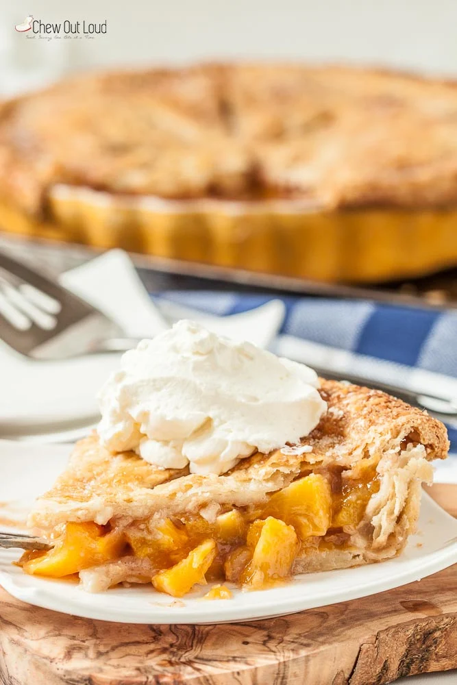 The best fresh peach pie