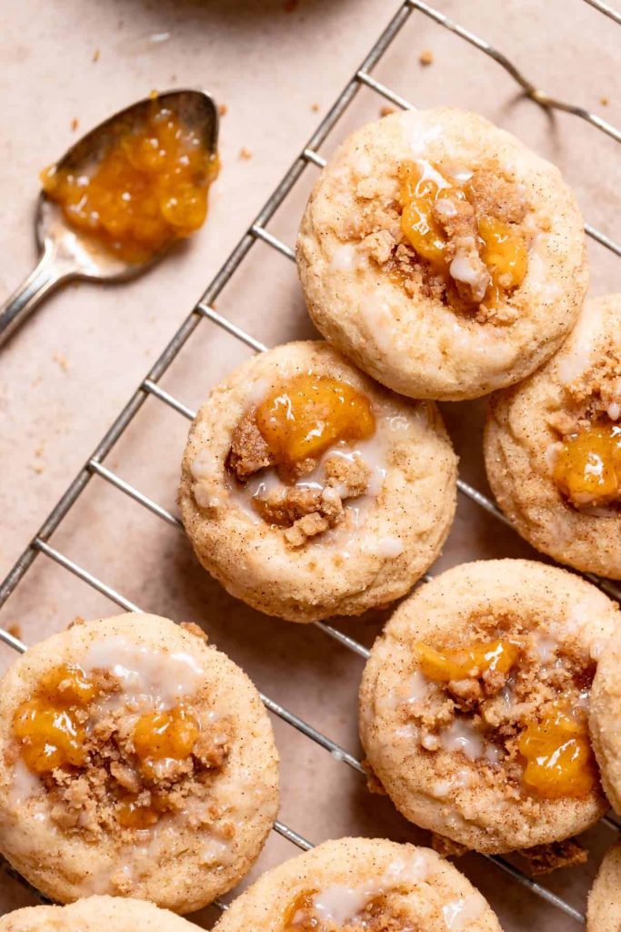 Easy peach cobbler cookies