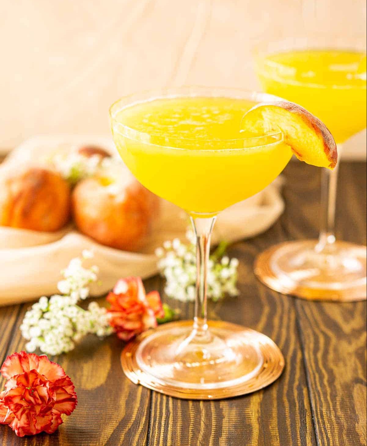 Easy Peach Martini and best peach cocktails