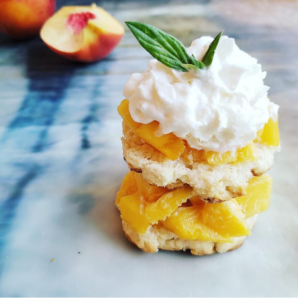 Easy peach shortcake recipe
