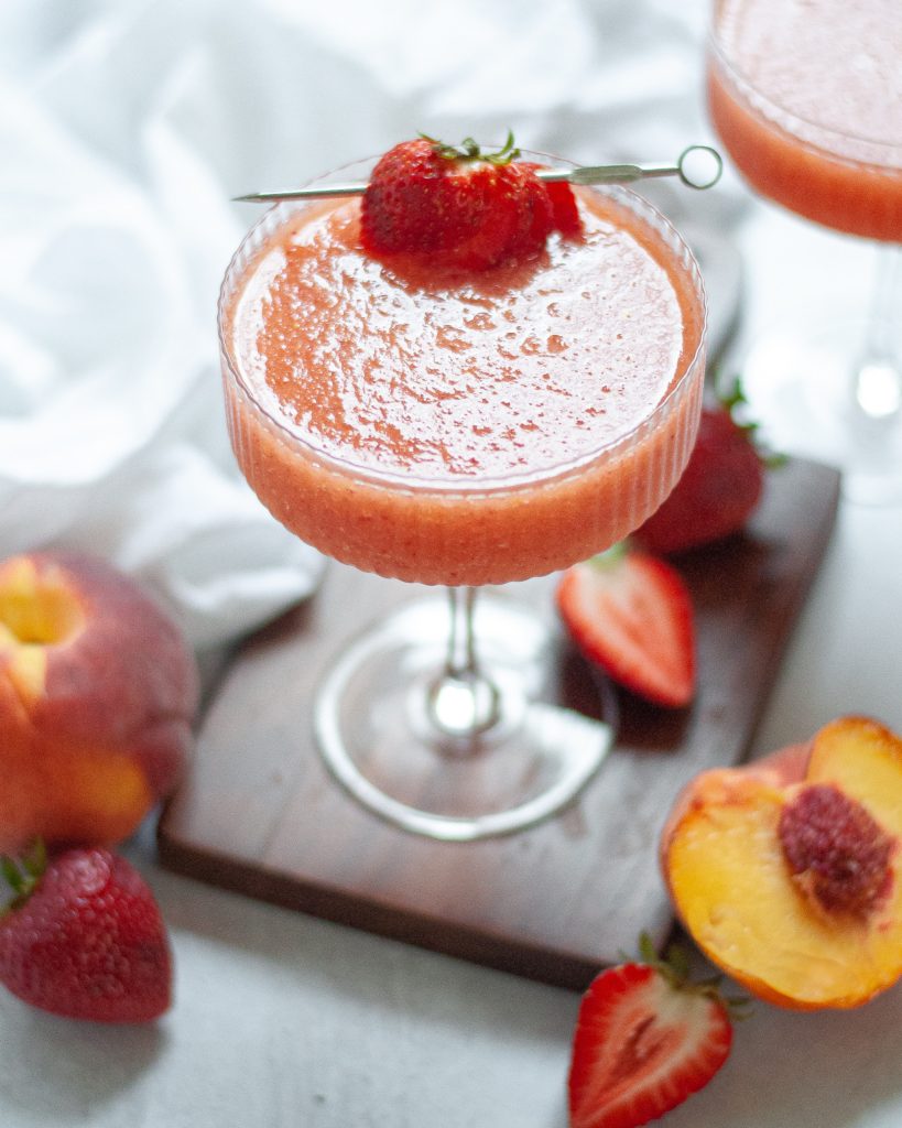 Strawberry Peach Frosé