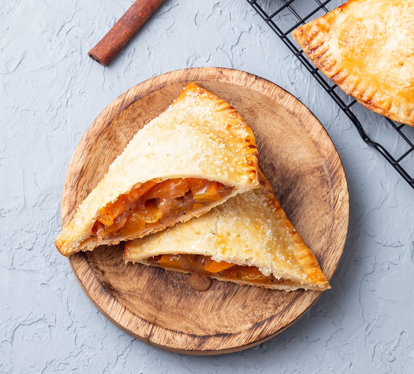 Easy recipe for peach empanadas