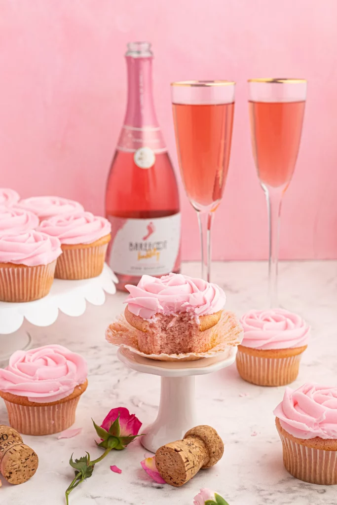 Pink Moscato Cupcakes for your Barbie movie party