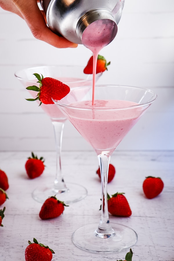 Strawberry shortcake martini and other Barbie drinks