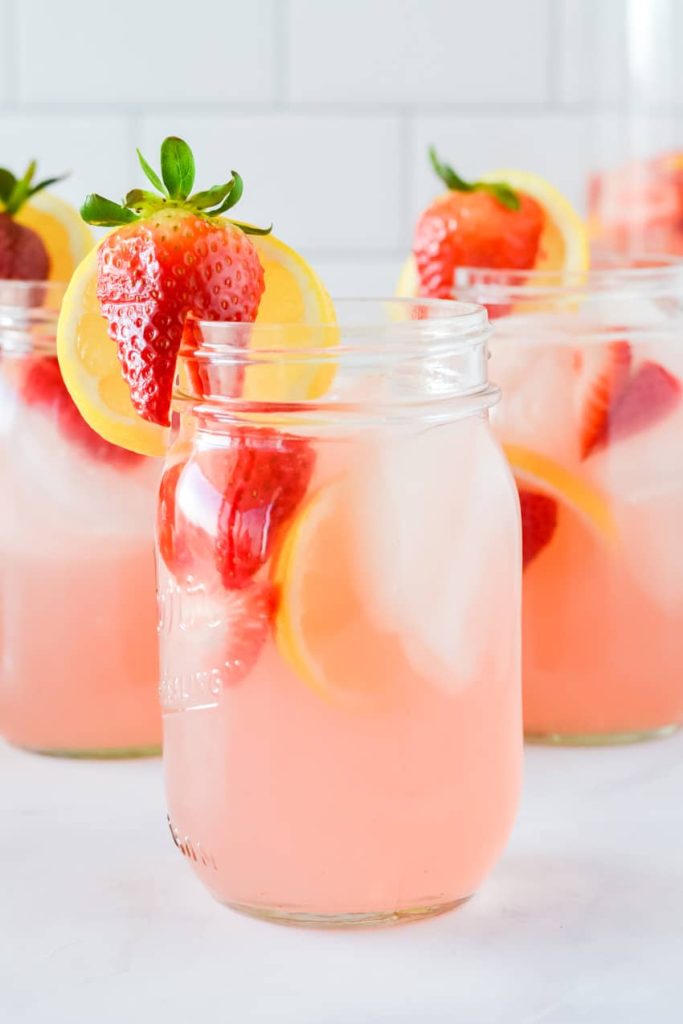 Strawberry pink lemonade moscato and other Barbie cocktails